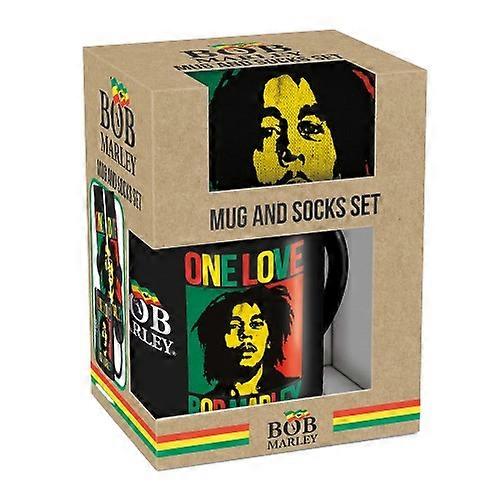 Bob Marley One Love Mug and Sock Set