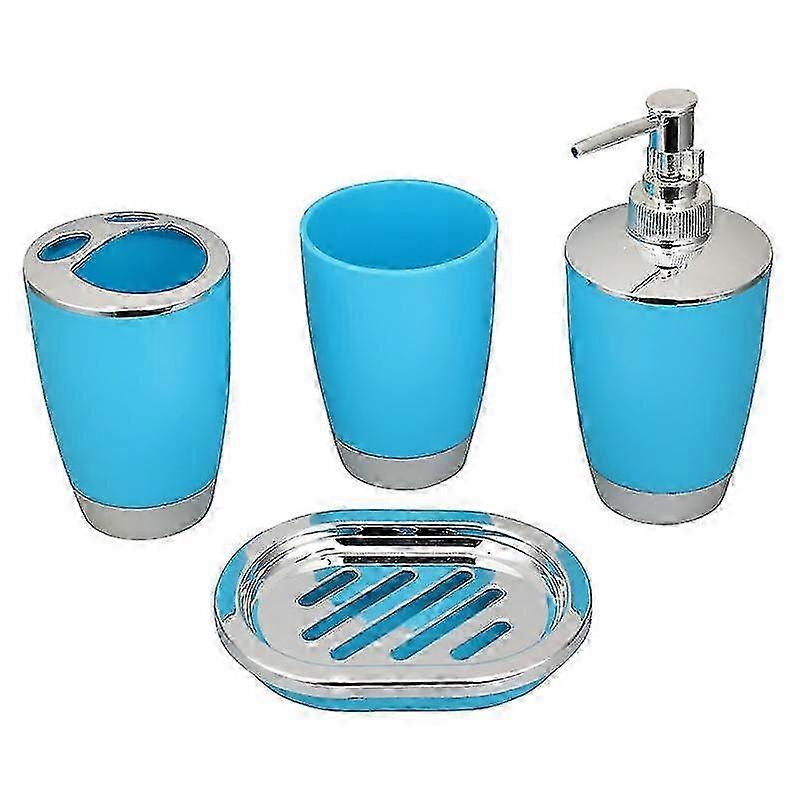 Set van 4-delige badkameraccessoires set