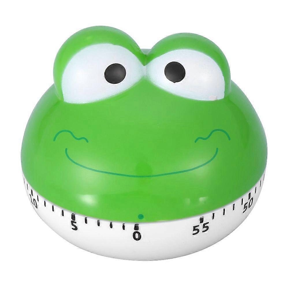 Mechanical Cooking Timer Manual Animal Shape Counters for Kitchen Timing Tool(Green Frog)