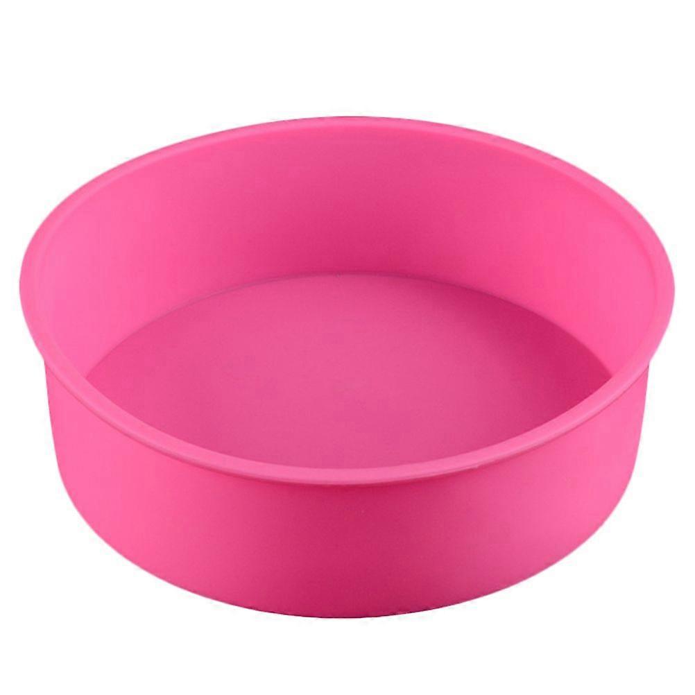 Round Silicone Baking Pan Baking Tray Cake Pancake Mold Baking Mold