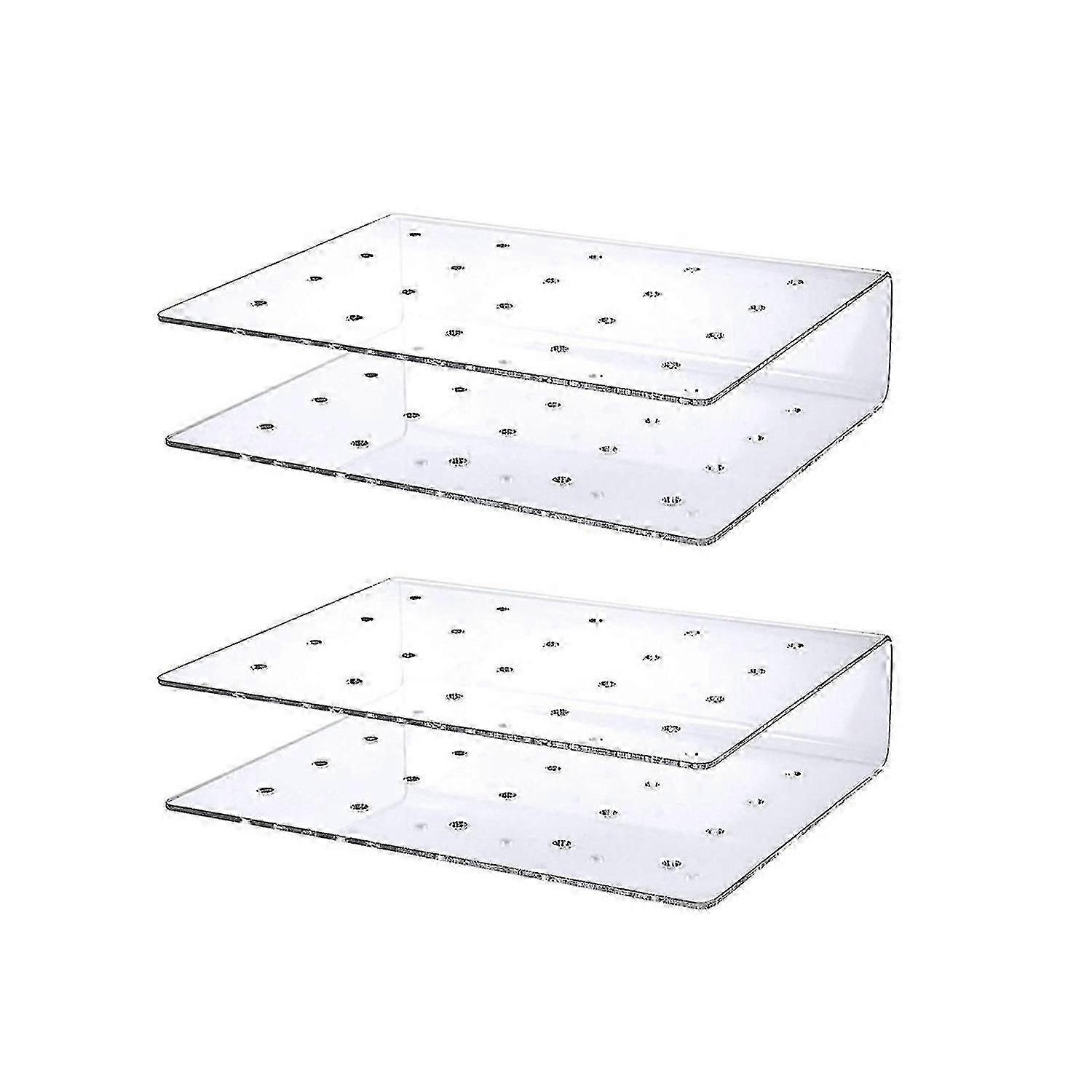 2pcs/set Pop Holder Creative Durable Double Layer Design Acrylic 20 Holes Cake Pop Stand Rack For Pa