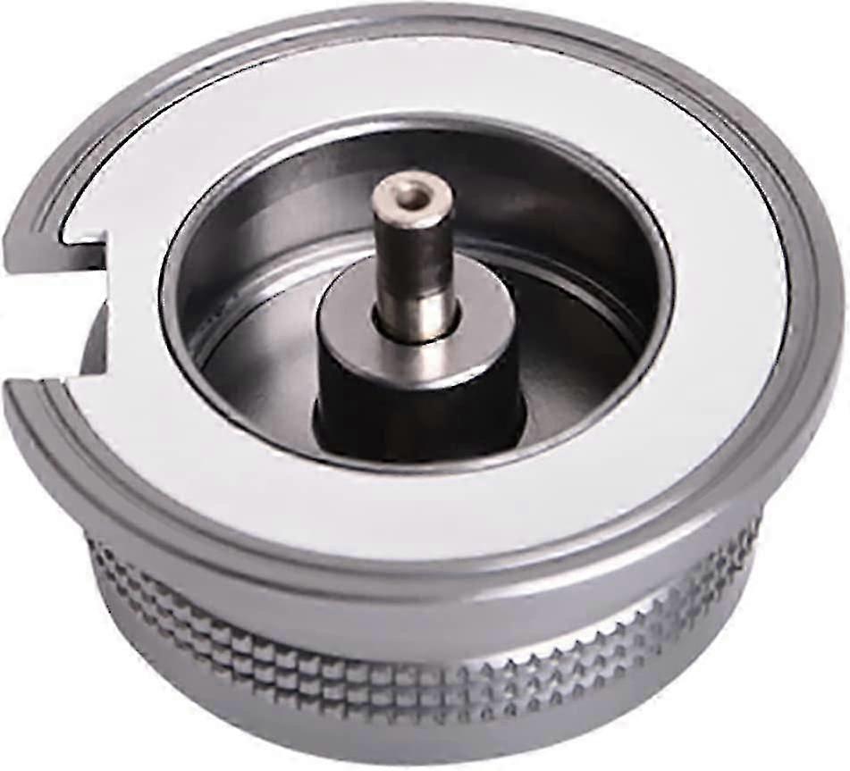 ガスアダプターコンバーター キャンプ用ストーブ接続ガスボトルアダプター アウトドア ハイキング ピクニック トレッキング 屋内ガスカートリッジ用 (色:シルバー) (1個)