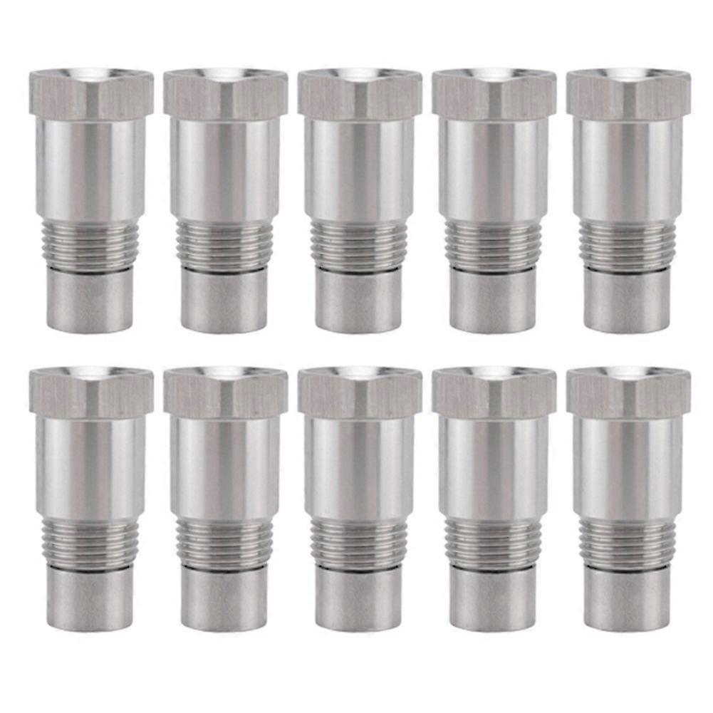 10Pcs Oxygen O2 Sensor Spacer Adapter Bung Catalytic Converter Fix Check Engine Light