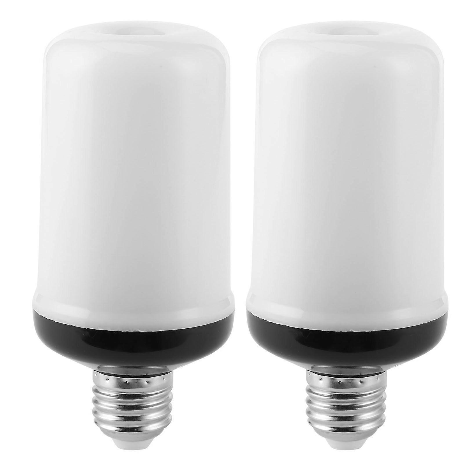 2PCS 99LED Simulation Flame Lamp Fire Light Bulb with Gravity Sensor for Party Festivals Decor 85265V