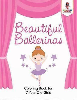 Vackra ballerinaskor målarbok för 7-åriga flickor