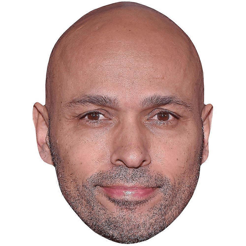 Eric Judor (Beard) Celebrity Mask, Flat Card Face