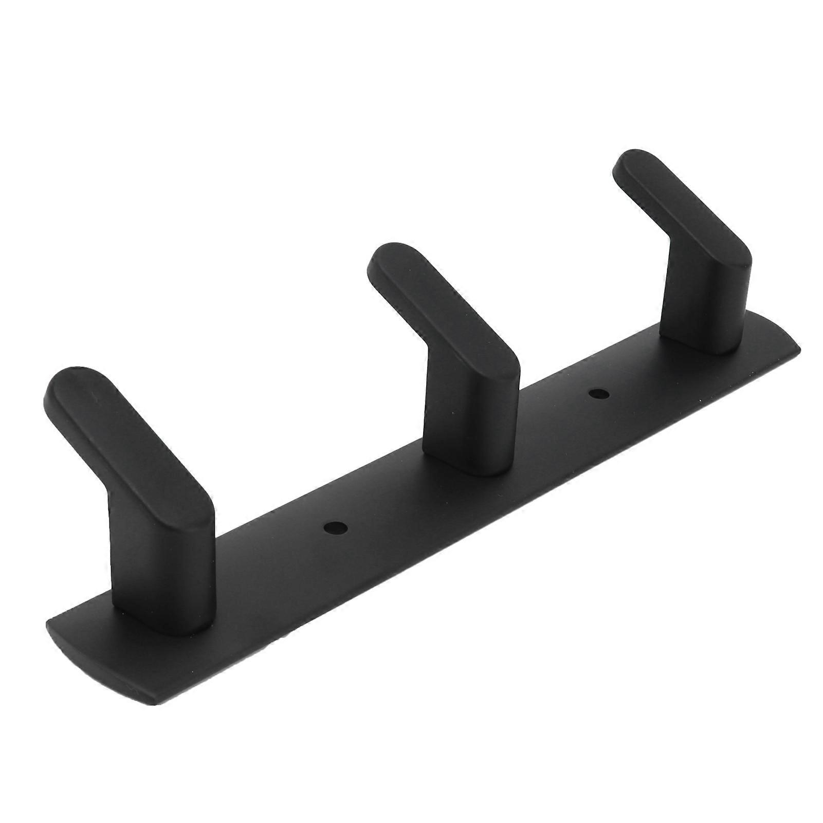 Space Aluminum Row Hooks Wall-Mounted for Kitchen Bathroom Wardrobe