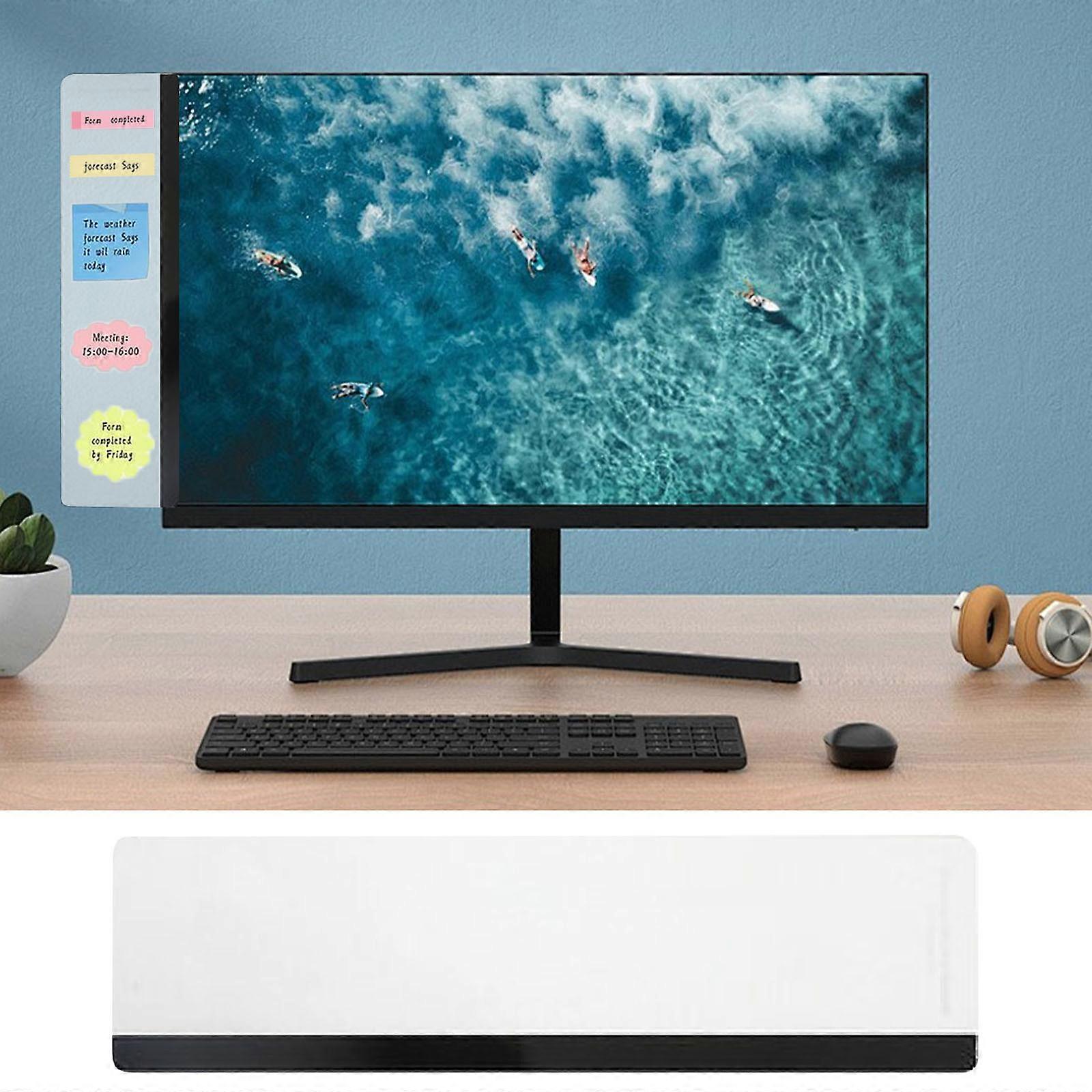 Convenience Post Message Board Memo To Computer Office Desktop Screen Frame Monitor Side Transparent Clip