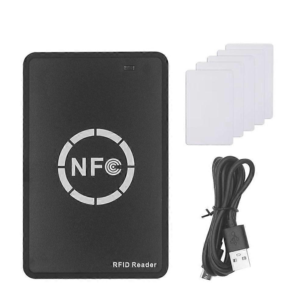 RFID NFC Smart Chip Lese- / Schreibgerät + 5XCUID-Karte 125K 13,56M Kopierer RFID Duplicator Tag Copy Clone ID