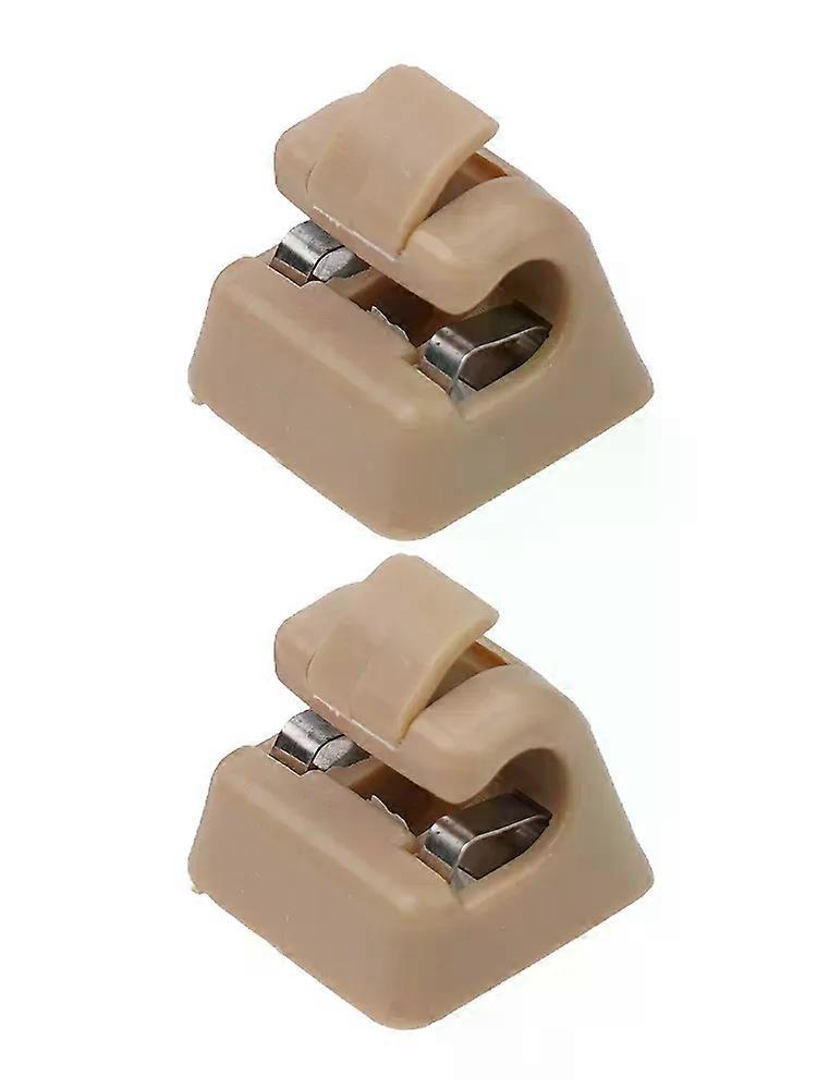 thumbnail image 2 of Sun Visor Hook Holder Clip For Mercedes W201 W123 W124 W126 – You.S Replacement Part (Gray) 2 of 6