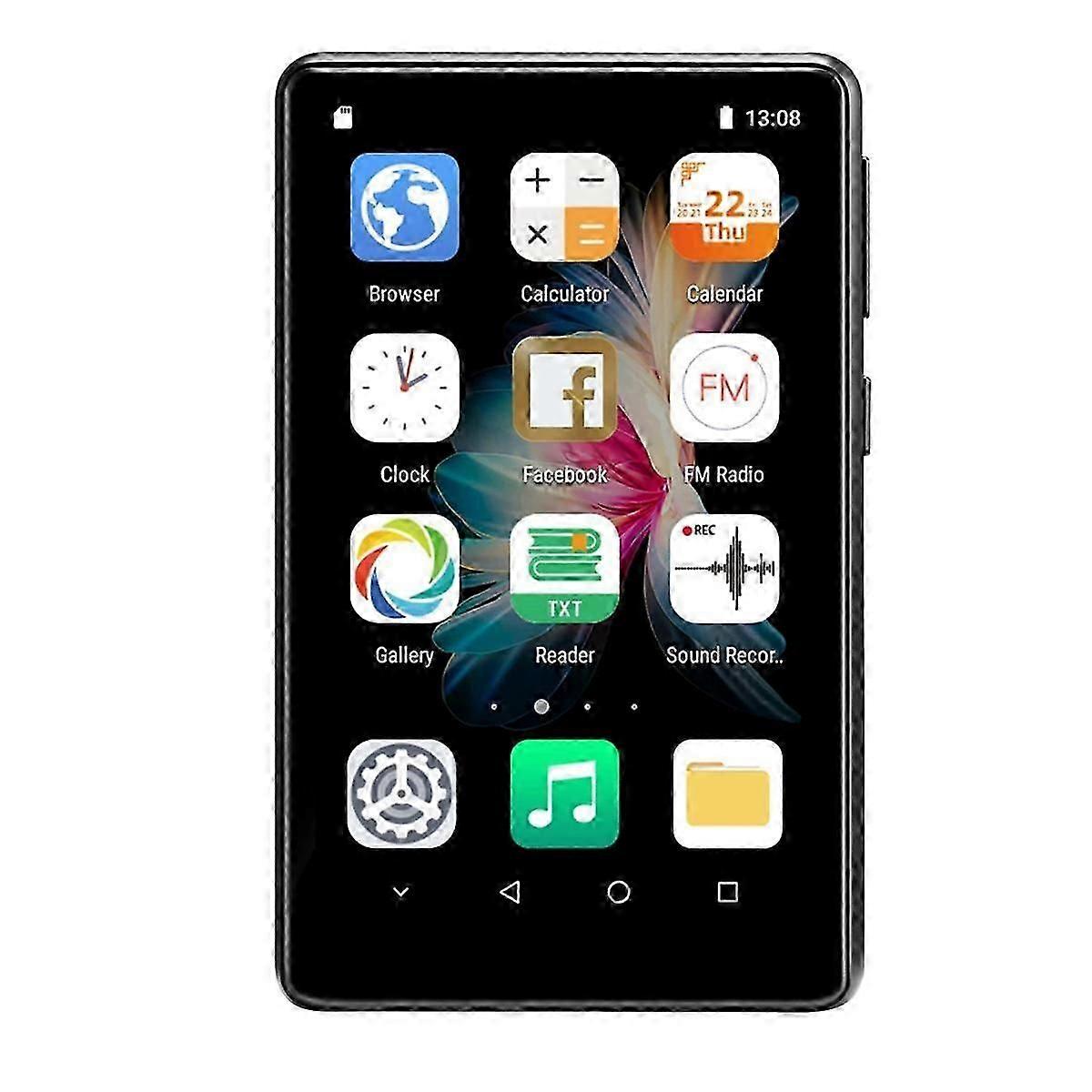 Bluetooth 5.0 MP4 MP5 Player 2 + 16G 4.0 Zoll Voll-Touchscreen Android 8.1 Smart System mit Streaming