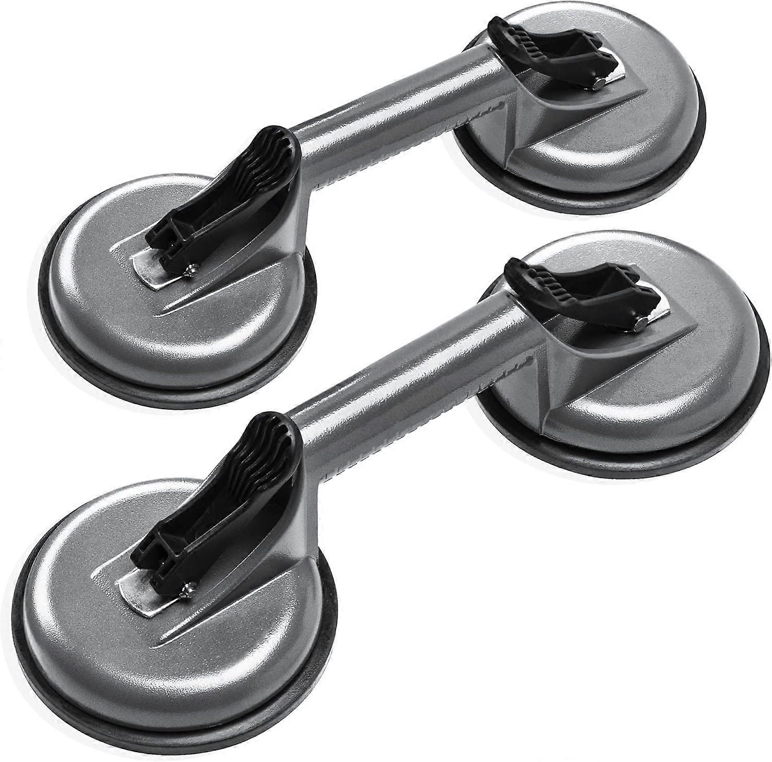 Heavy Duty Round Suction Cup, Aluminum Alloy Strong Suction Power Tool for Lifting Glass Marble Smooth Surfaces, Versatile Applications in Home
