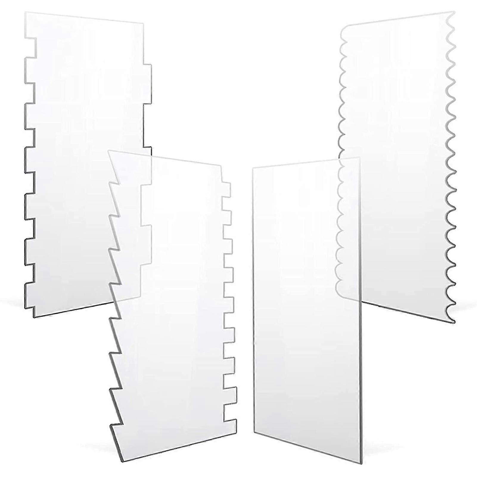 Cake Icing Blade Cream Cake Smooth Blade Cake Edge Stripe Comb Cream Cake Smooth Decorative