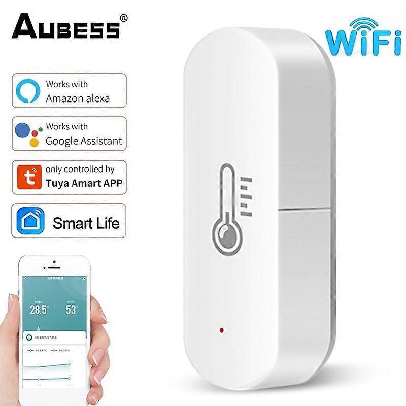 Aubess Zigbee/WiFi Smart Temperature Humidity Sensor Smart Home Thermometer