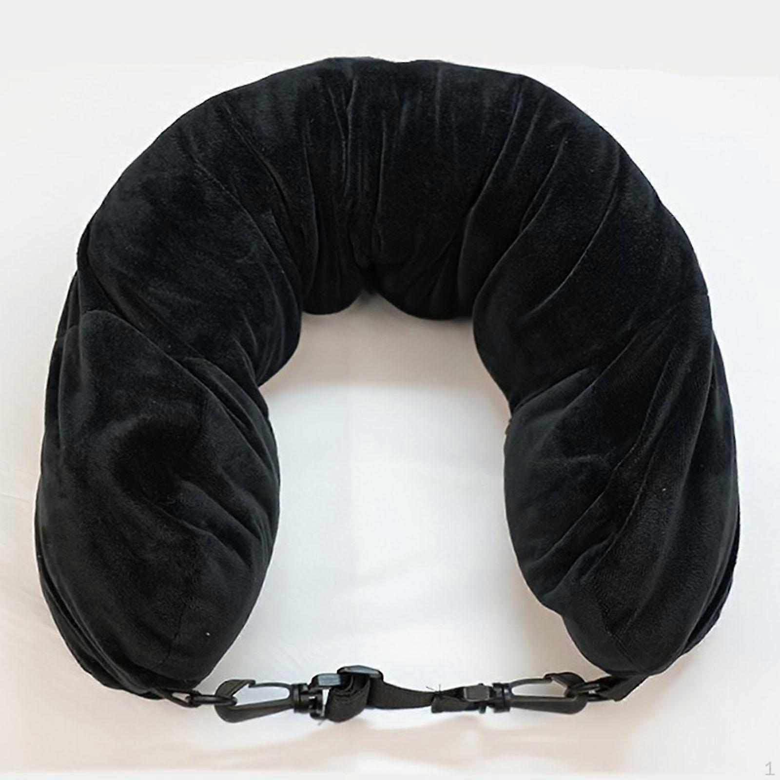 Stuffable Neck Pillow for Travel Fillable Pillow, Carry on Luggage, No Filler,Pillowcase