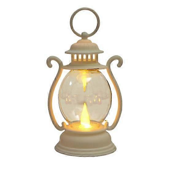 Retro LED Electronic Candle Lamp Long-Lasting Safe Decorative Gift Lantern with Easy Battery Replacement
