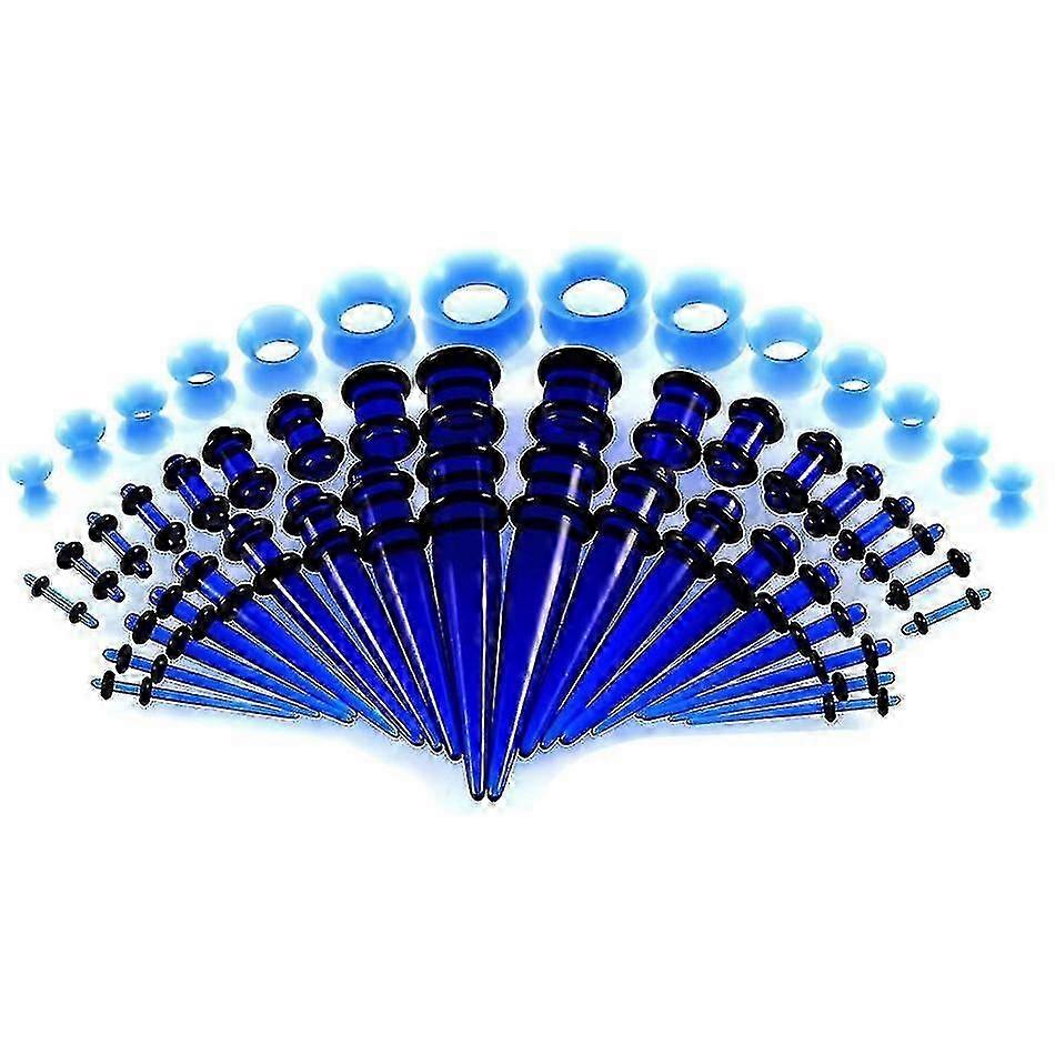 Ear Stretching Kit 50 Pieces Ear Gauges Expander Set Acrylic Rejuvenators And Piercing Jewelry Set
