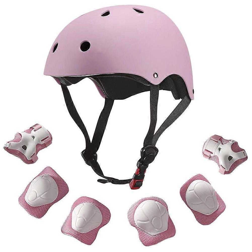 7 st Skateboard Hjälm Skydd Set Armbåge Handled Knäskydd Hjälm Sport Säkerhetsutrustning Skydd för barn