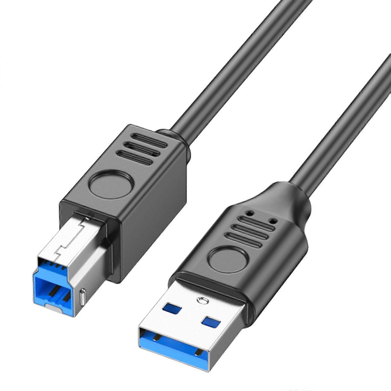 USB3.0 to USB B Printer Cable USB B to A Printer Cord for External Drive Musical Instrument Storage Devices
