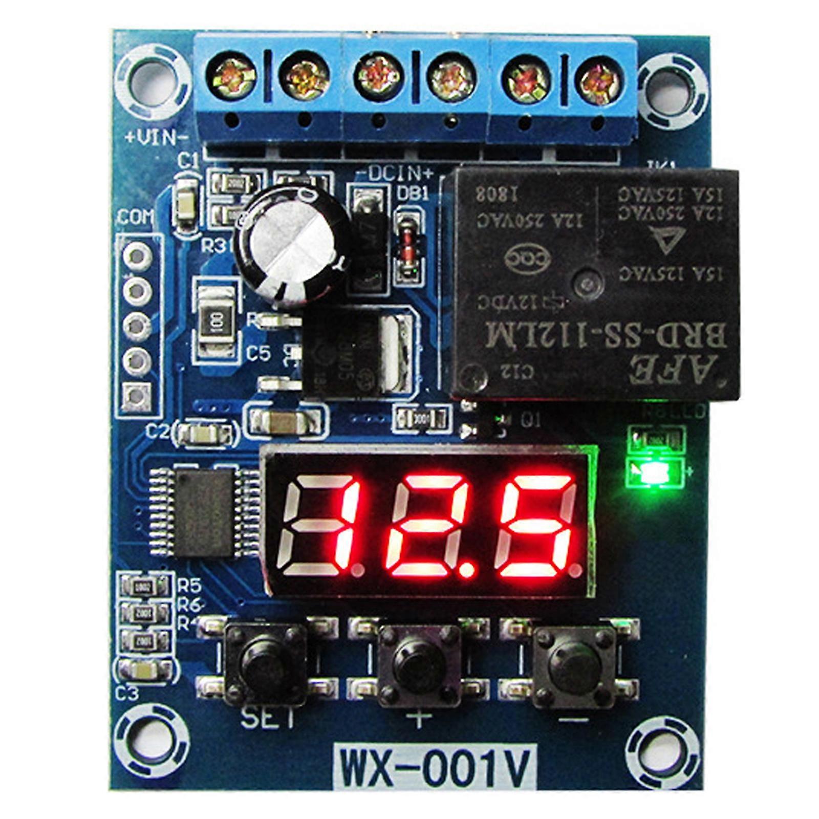 Voltage Monitoring Device Voltage Detection With Clear Display 12V 24V For Automotive And Marine Applications