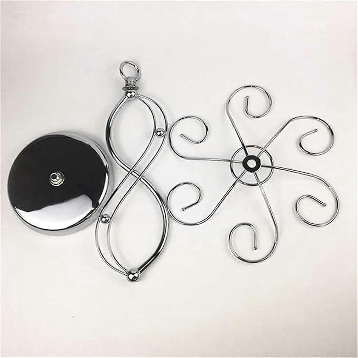 Iron Countertop Wine Glass Holder with Scrollwork Design