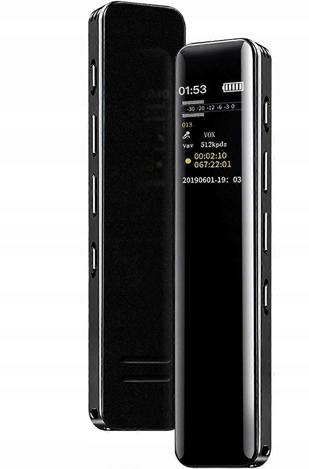 Professional Digital Voice Recorder 1536 Kbps 8gb Spy Mp3 Detection