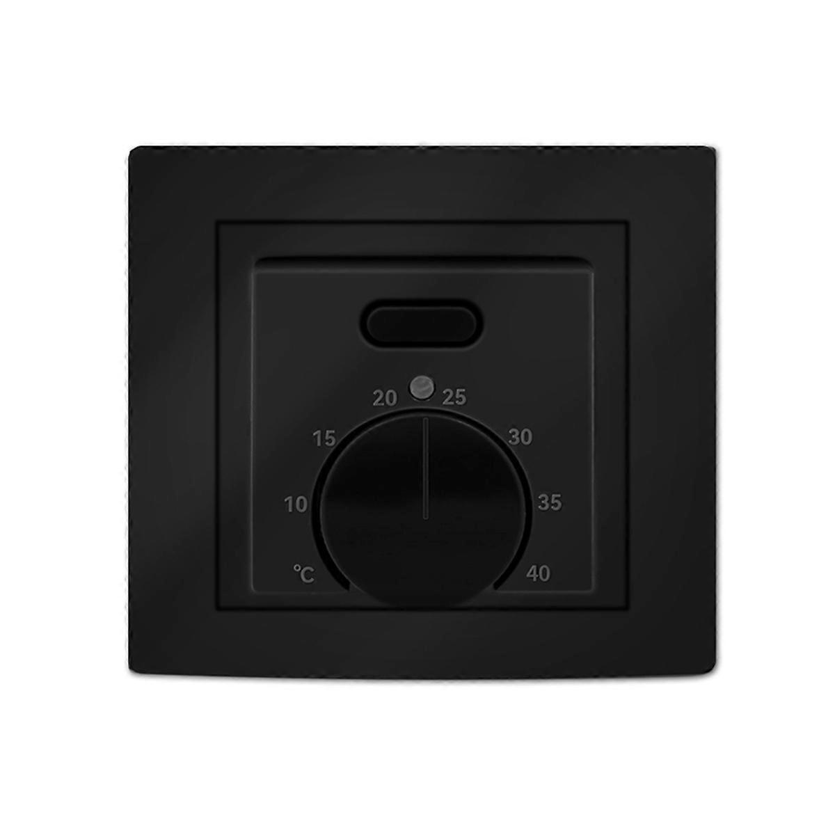 MK05 房间恒温器地板暖 房间恒温器 220V 16A 黑色