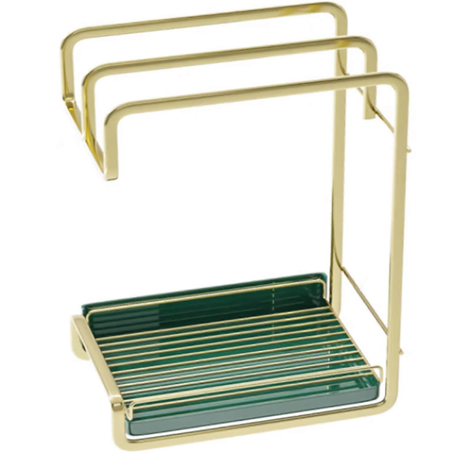 Dishcloth Towel Rack for Kitchen and Bathroom Storage Organizer