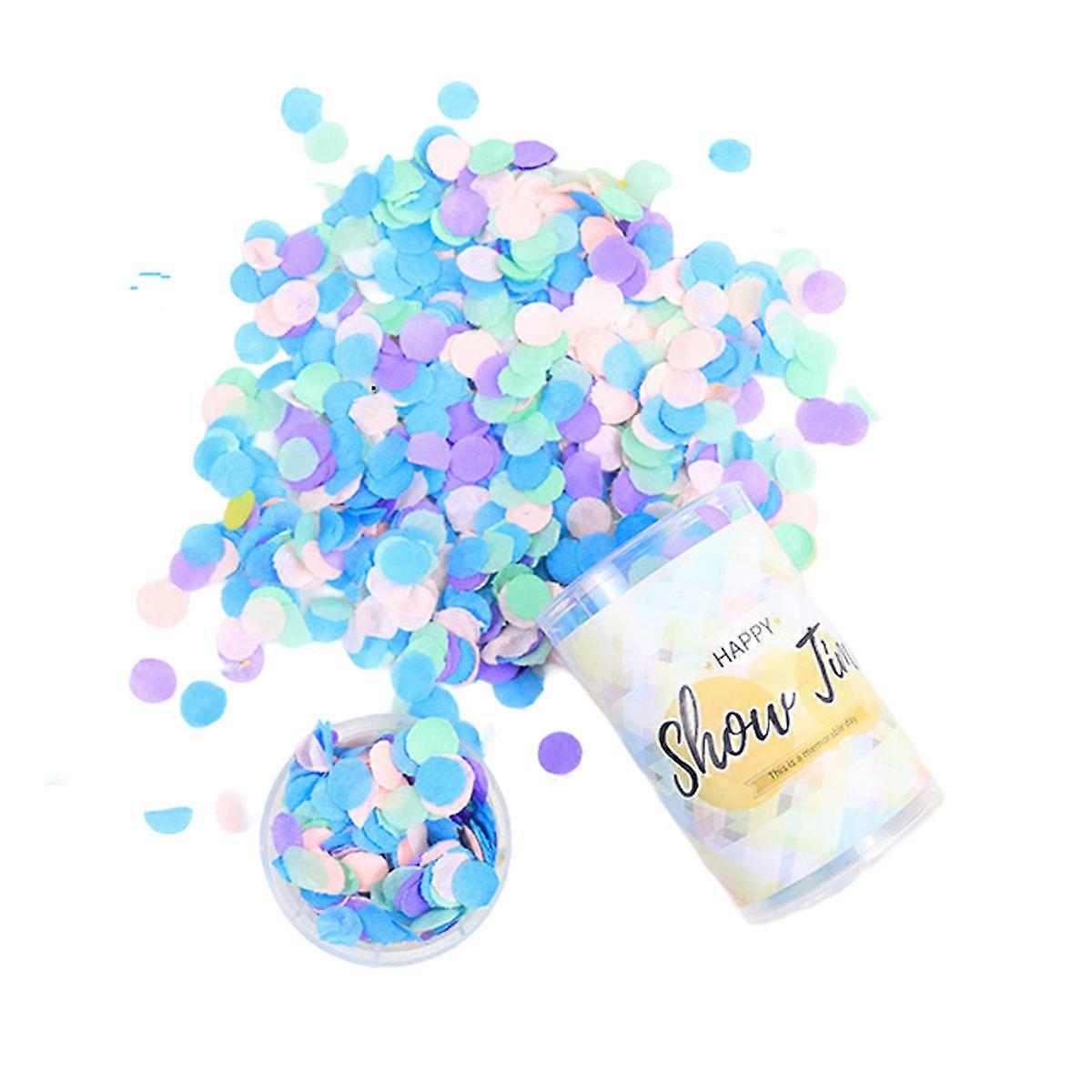 Multicolor Round Tissue Paper Confetti, Biodegradable, Decor Options