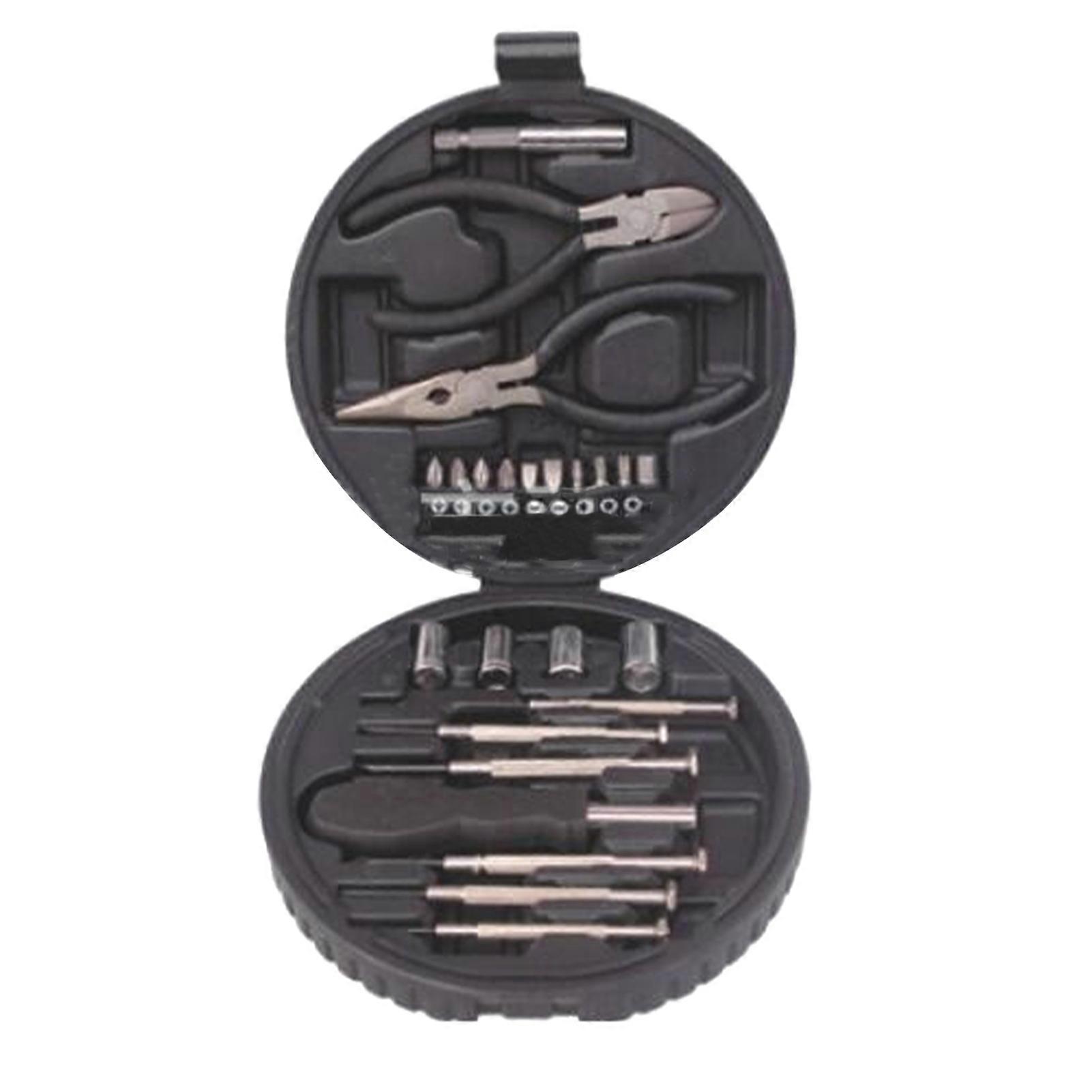 Hand Tool Kit, Screwdriver Bits, Household Repair, Compact Carrying Case