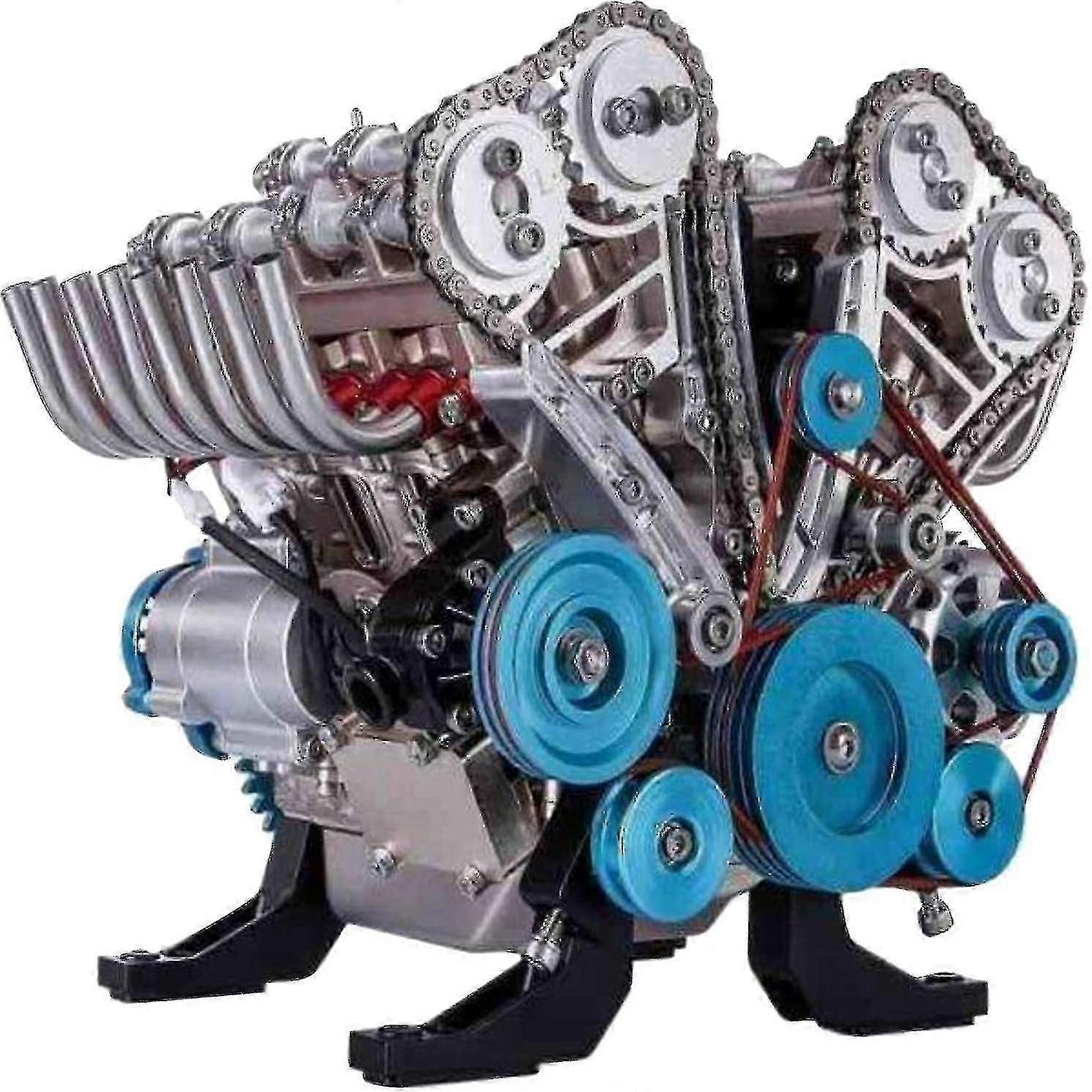 Engine Model Desktop Engine, 8-cylinder-inline Car Engine Model Building Kit Adult Mini  Engine Model Toy For Offices, Homes, Ktvs, Cafes And Hotels.