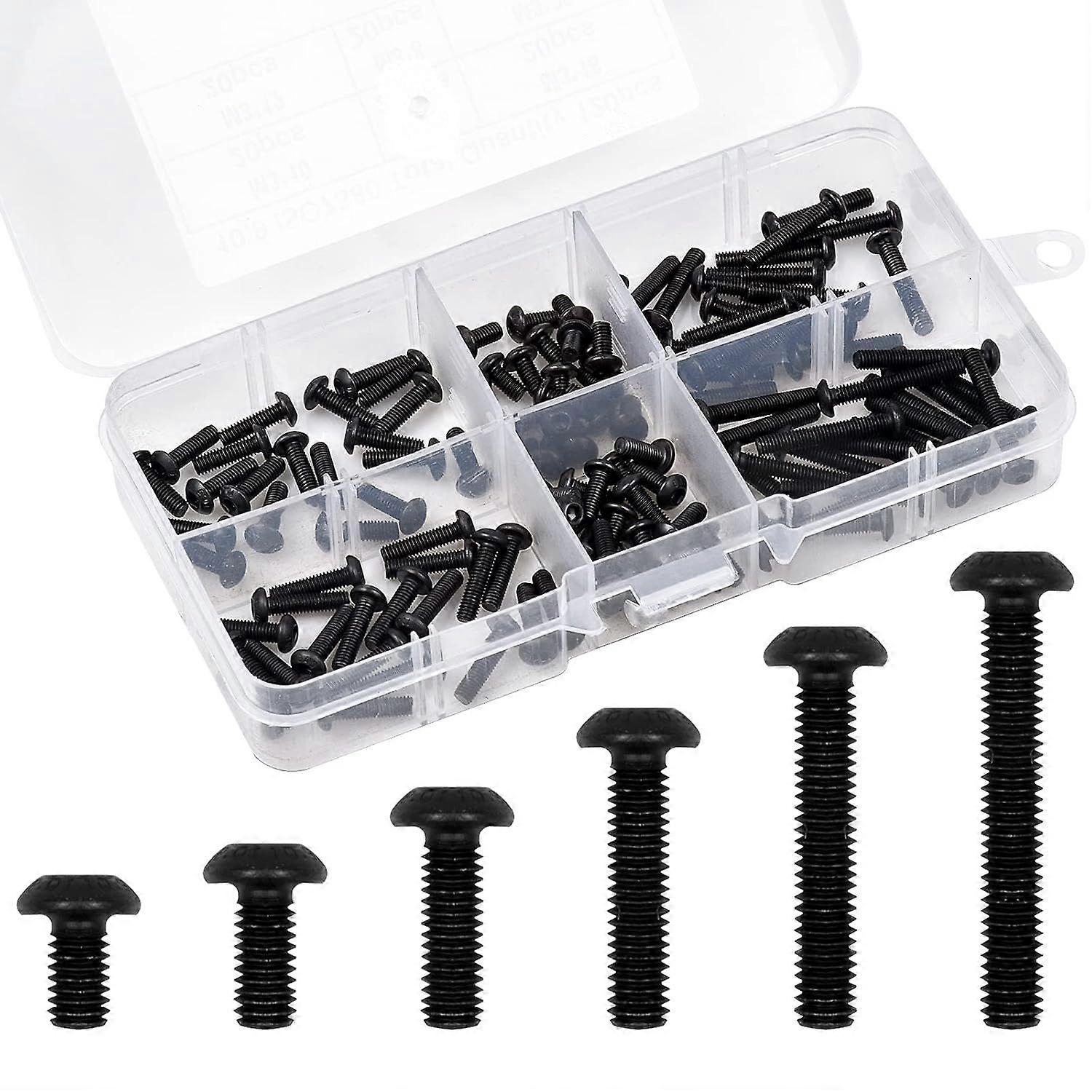 Color high strength round head hexagon screw set