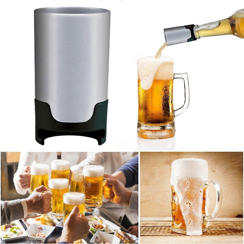 Hjyang Portable Beer Foam Machine Beer Foam Machine Portable Beer Cooler Quick Foaming Bar Drinking Tool Kitchen Utensils Beer Spark EPV