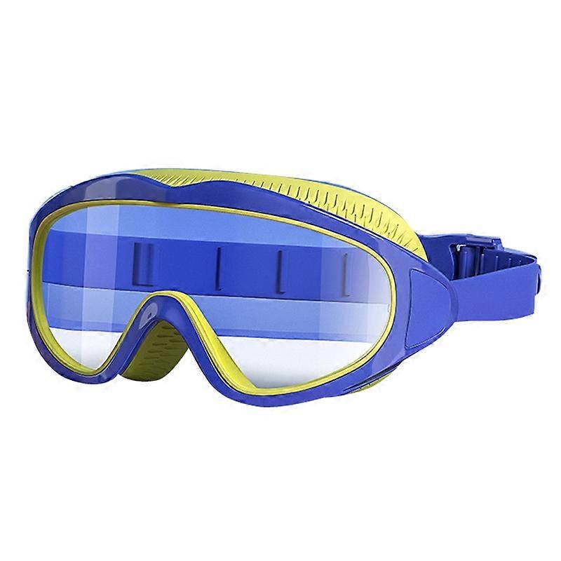 Anti-fog Children Swimming Goggles Comfortable Large Frame Diving Glasses, Color: Flush Tide Blue