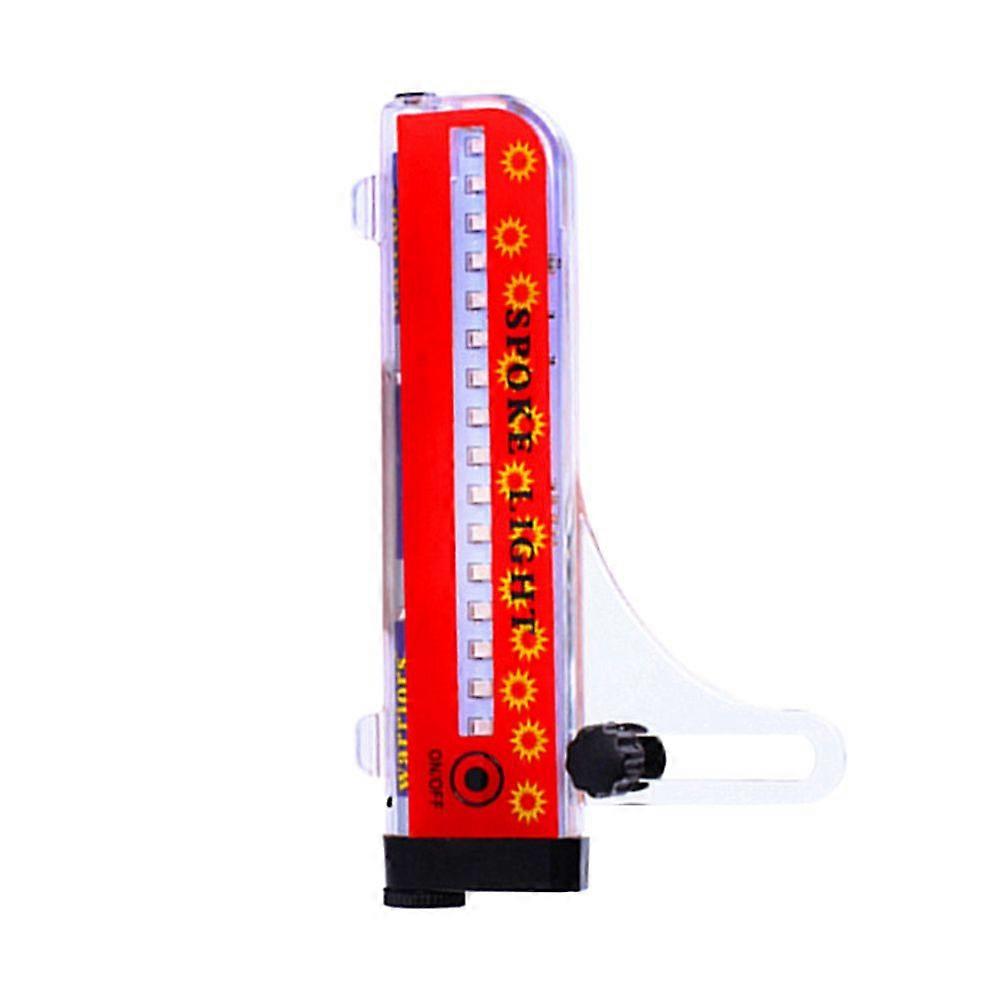 Wheel Light 16 LED 32 Patterns Cycling Bike Spoke Signal Lamp Warning Lights(without Battery)