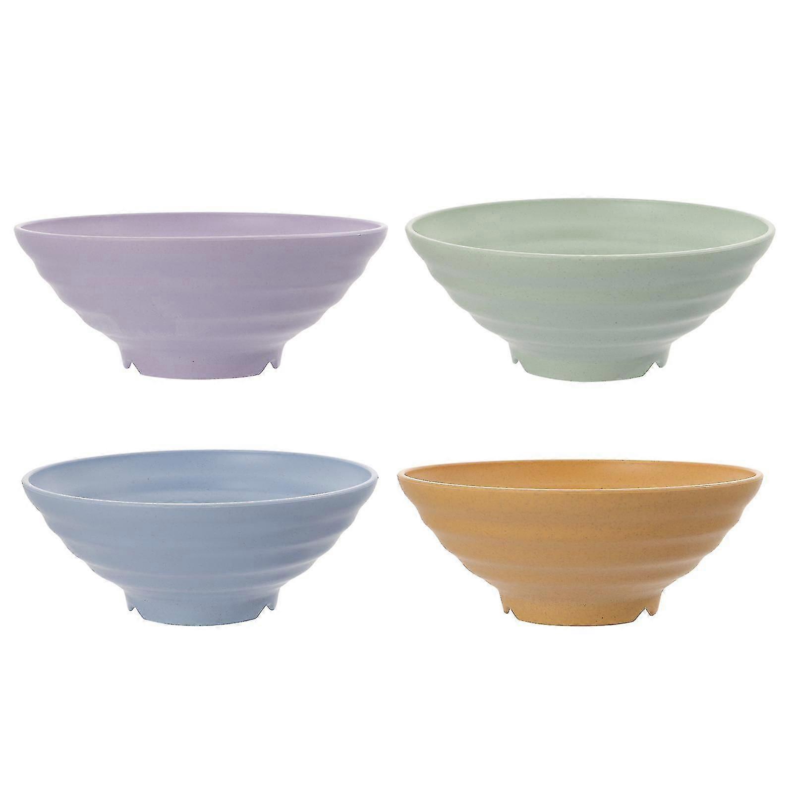 4pcs実用的な軽量耐久性のあるライスボウルフードボウルレストランホテルホーム