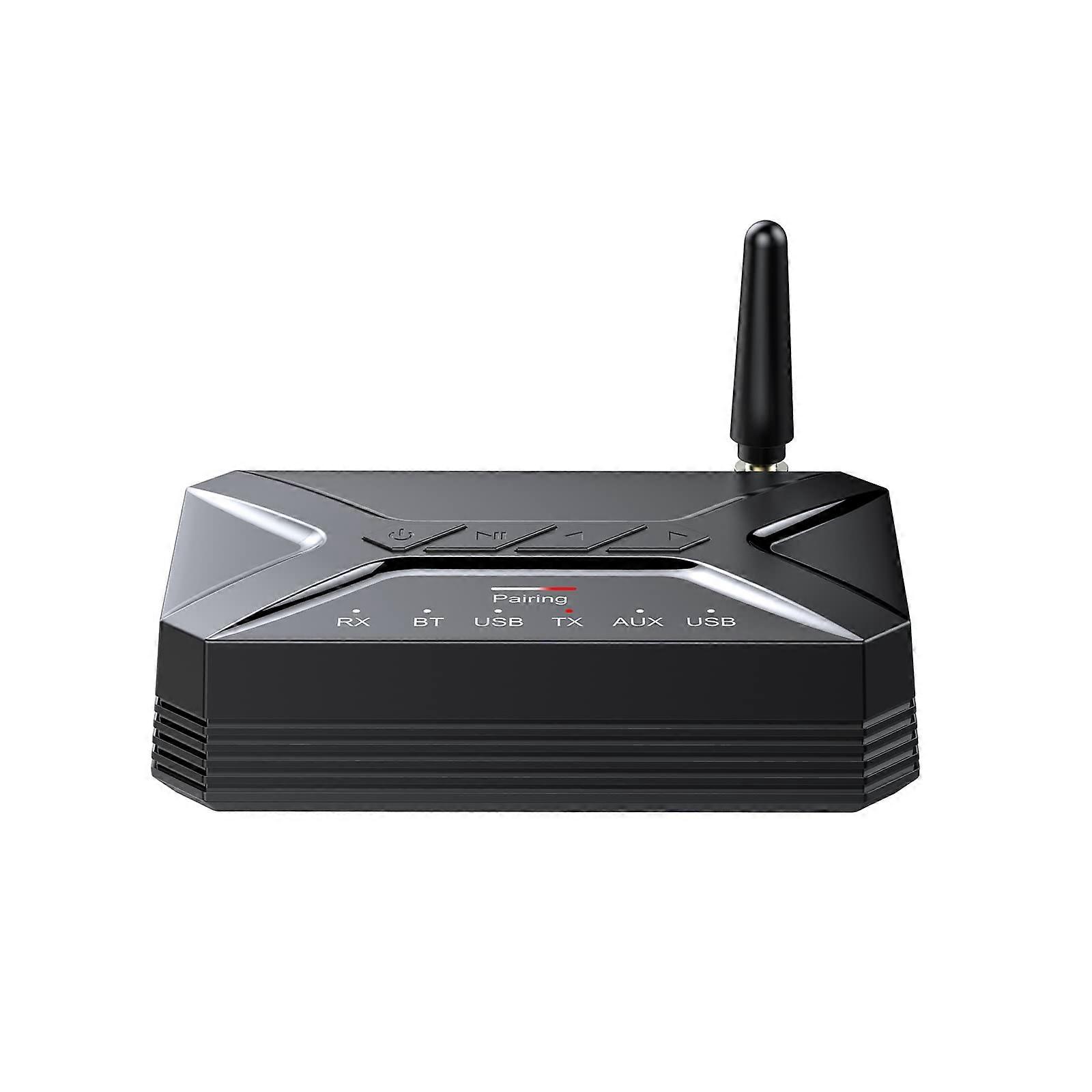 Receiver, T-R22 BT5.0 Audio Receiver Transmitter 2-in-1 Wireless 3.5mm Audio Adapter USB RCA AUX Input for TV Car Stereo Speaker Headphone