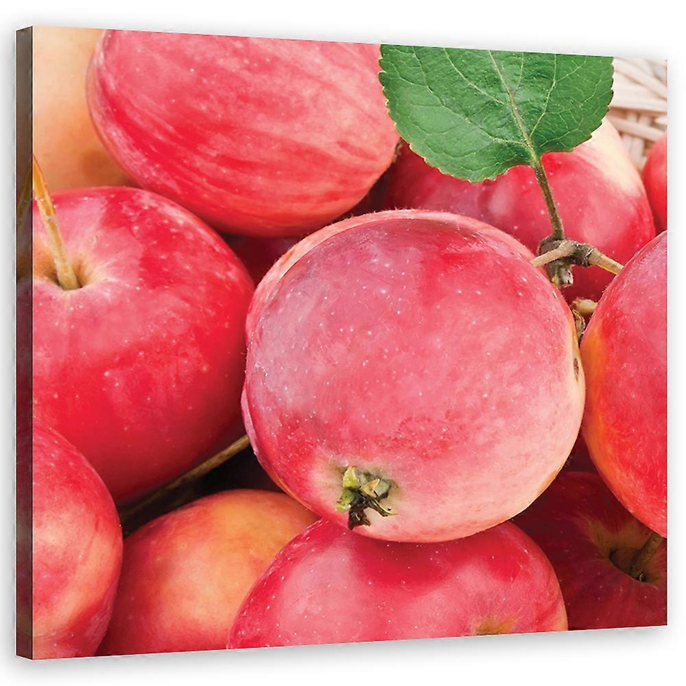Impression sur toile, Macro pomme - 30x30