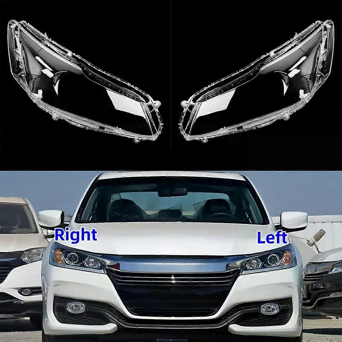 ExquisiteFor Honda Accord 9.5 Generation 2016 2017 Halogen Headlight Shade Transparent Lamp Shell Headlamp Cover Lens Plexiglass