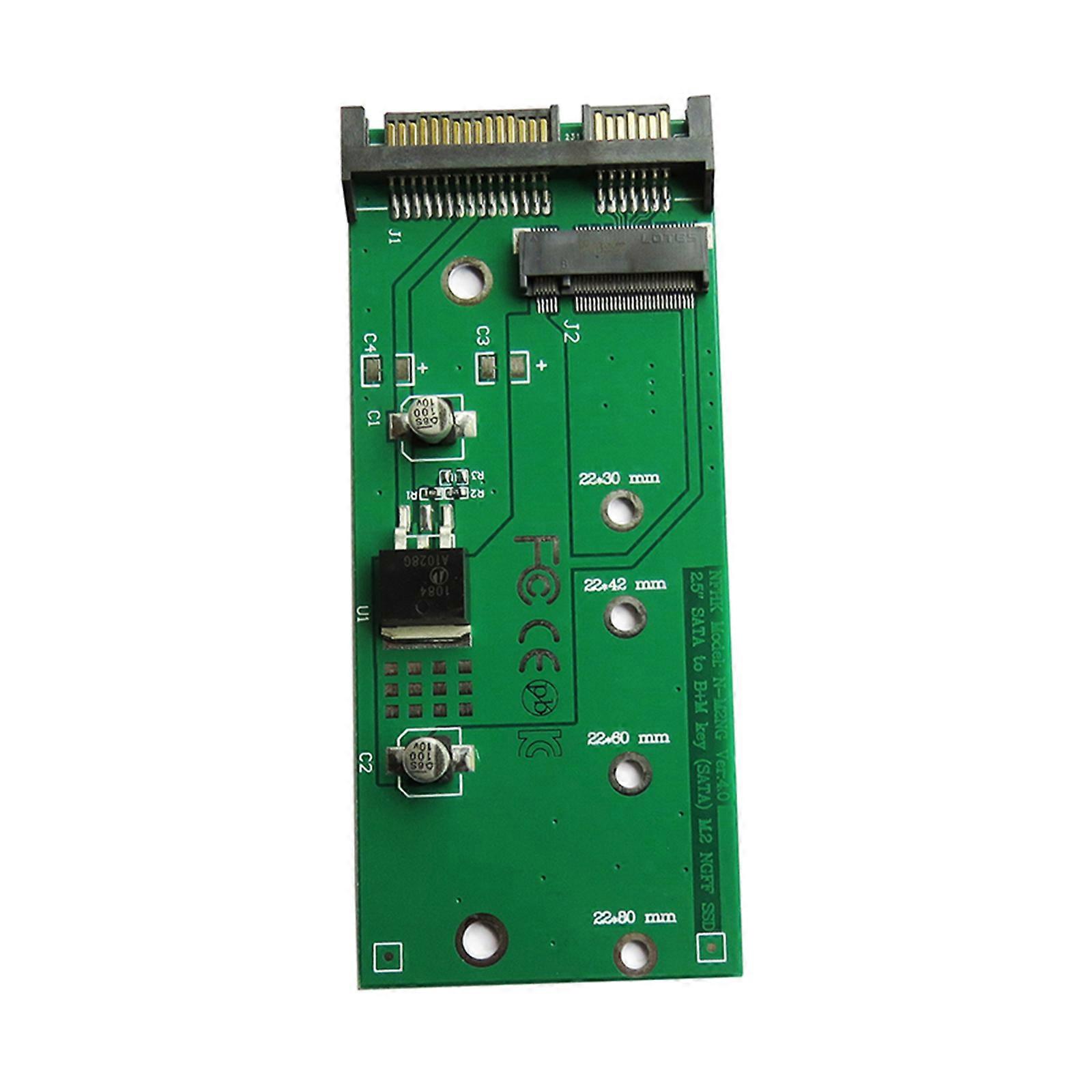 M.2 NGFF mSATA Sata SSD to 2.5in Sata Adapter M.2 NGFF to Sata Converter Open Frames Bracket M.2 Hard Drive A