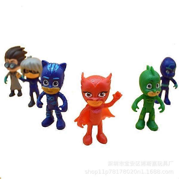 6pcs/ Set PJ Masks Character Figures Toy