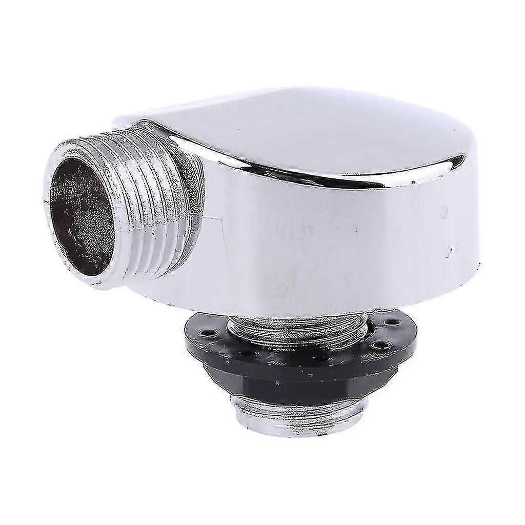 Conector de ducha de plástico cromado para bañera y accesorios de ducha