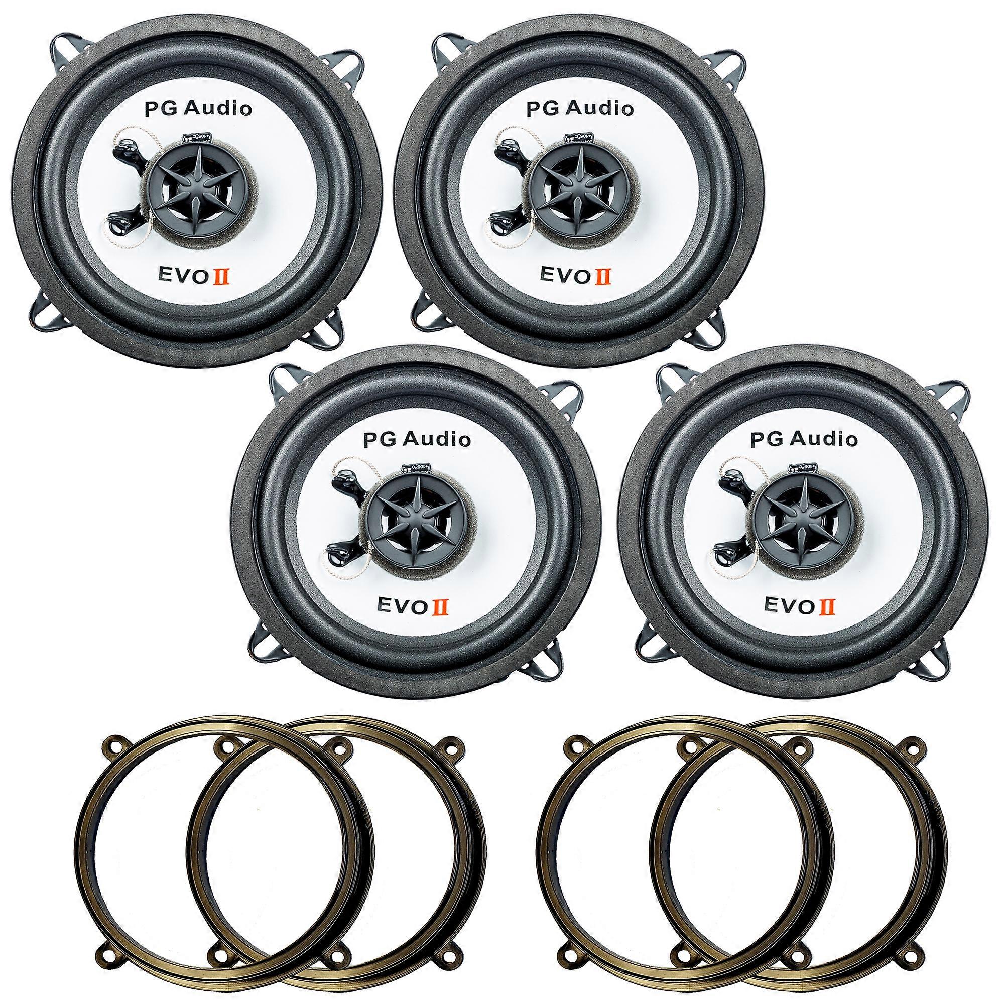 PG Audio Speaker Installation Set Front and Rear Door Compatible Mercedes ML W164 from 2006