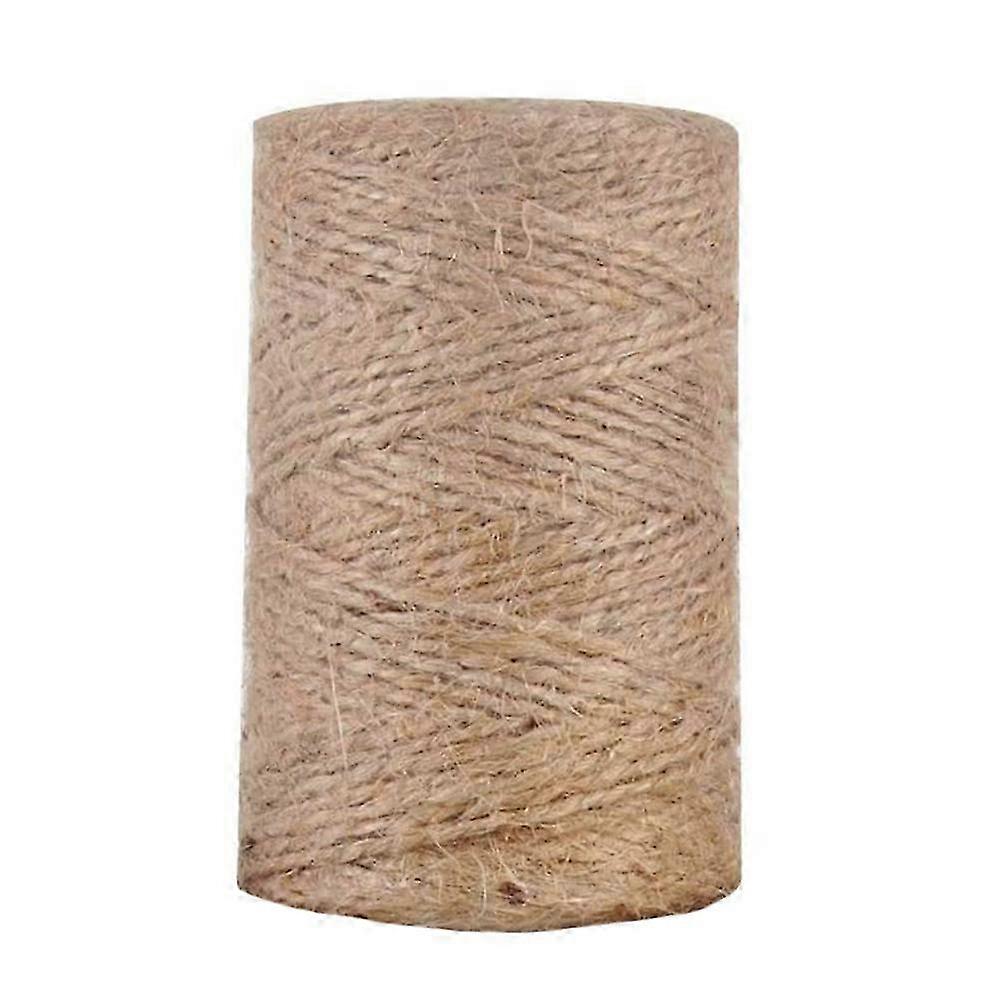 1 Roll Jute Twines Hemp Ropes Twine Ropes for Gift Wrapping Burlap Strings