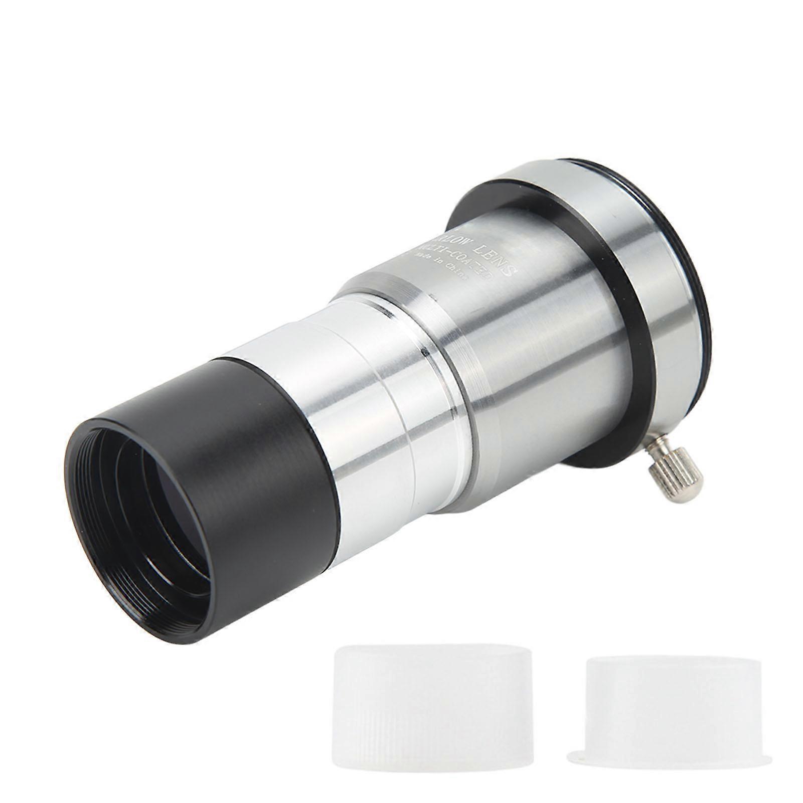 2X Magnification Barlow Lens - Enhance Your Telescope with 1.25" Eyepiece Accessory