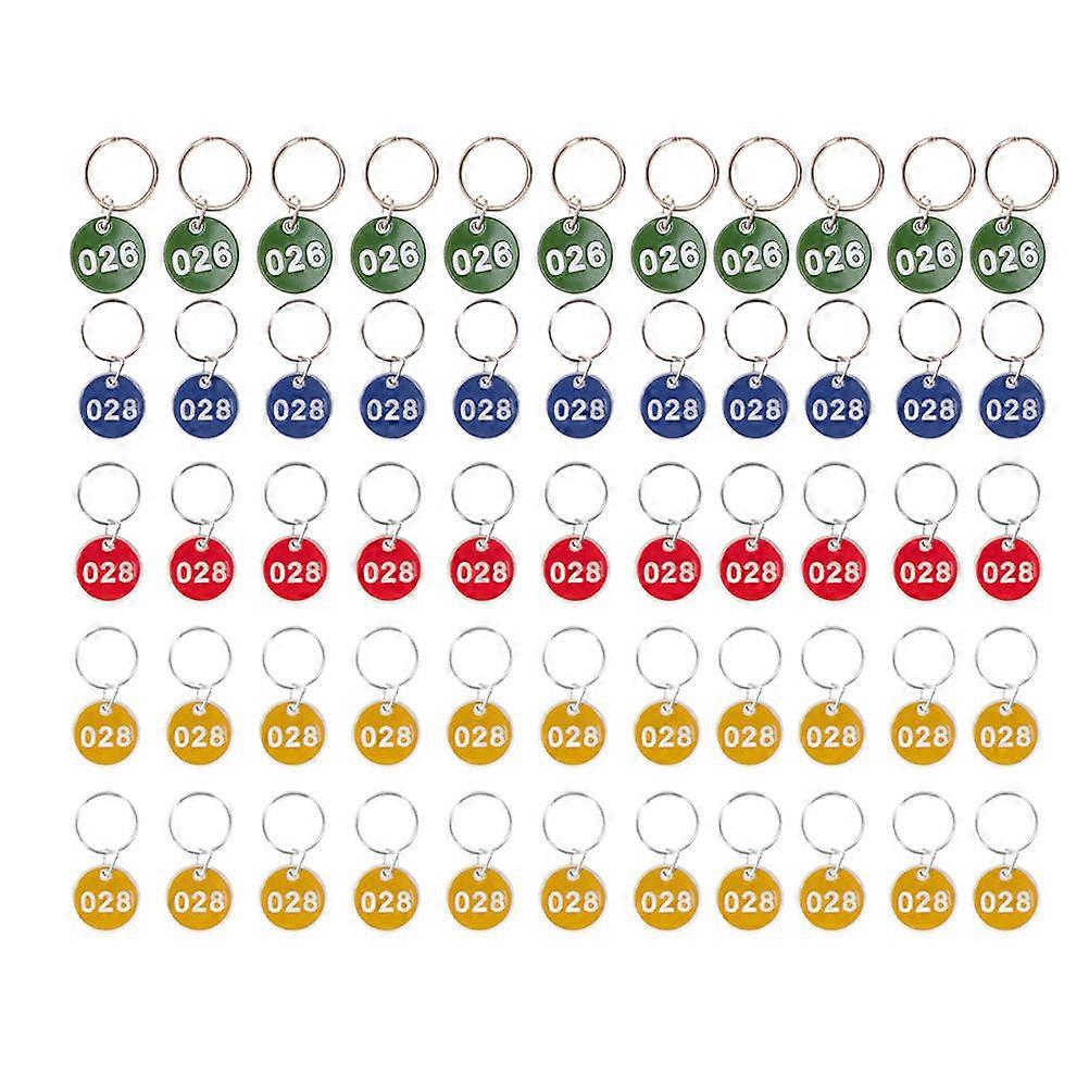 Hotel and Office Solution with Numbered Key Ring Labels