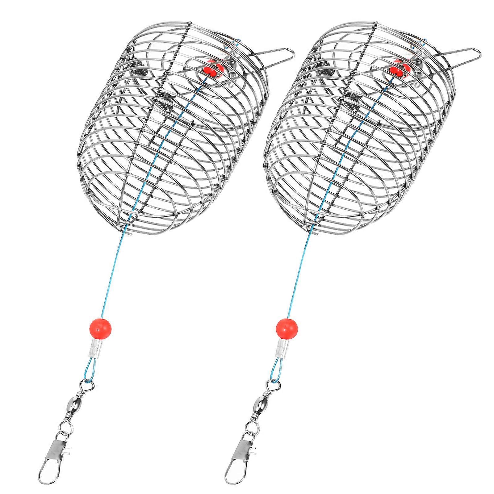 Bait Feeder Cage for Fishing with Lightweight Portable Design