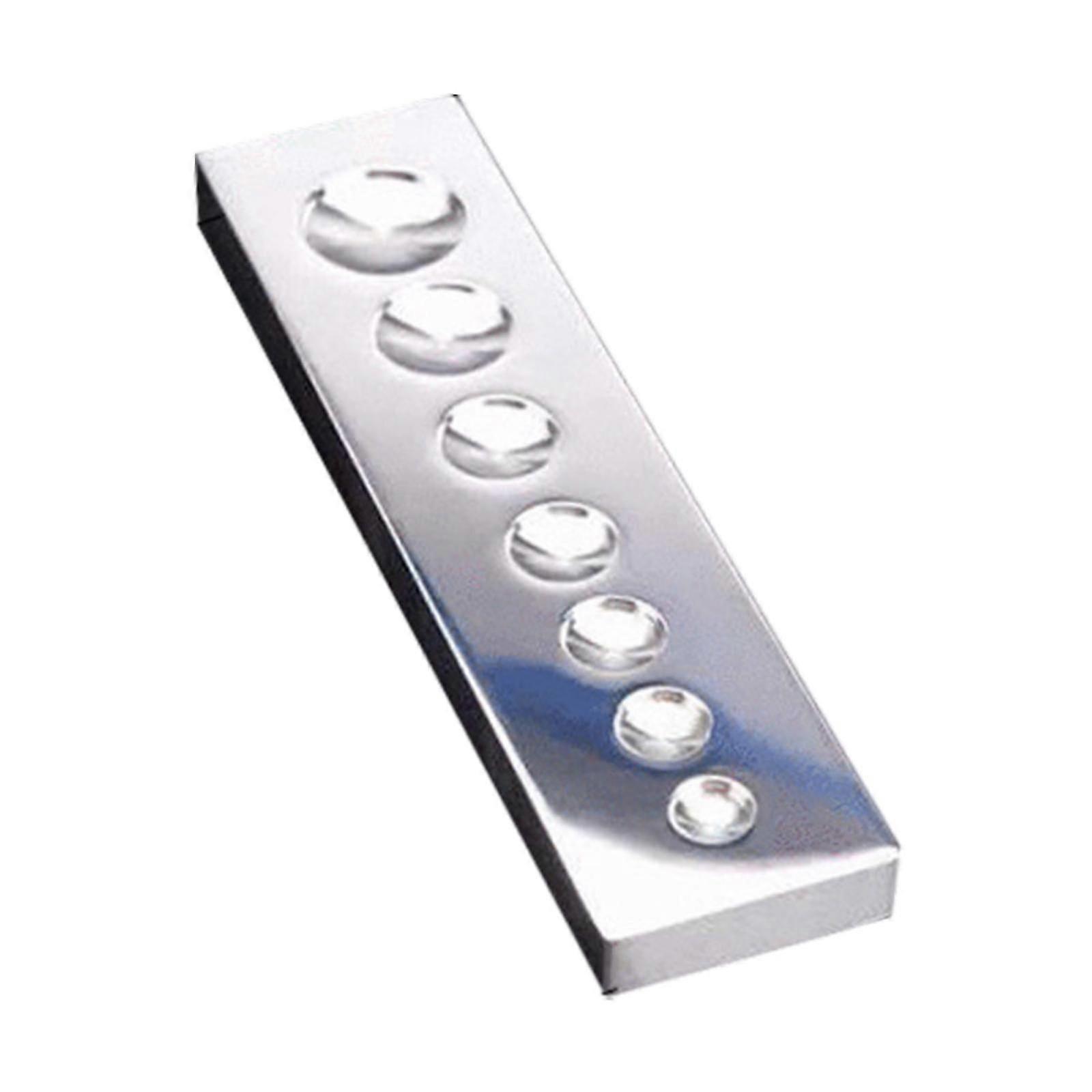 Portable 6 in 1 Leather Rivet Setter Base Craft Tool for Adults, Versatile Rivet Setting Equipment Measuring 10x4x0.9cm