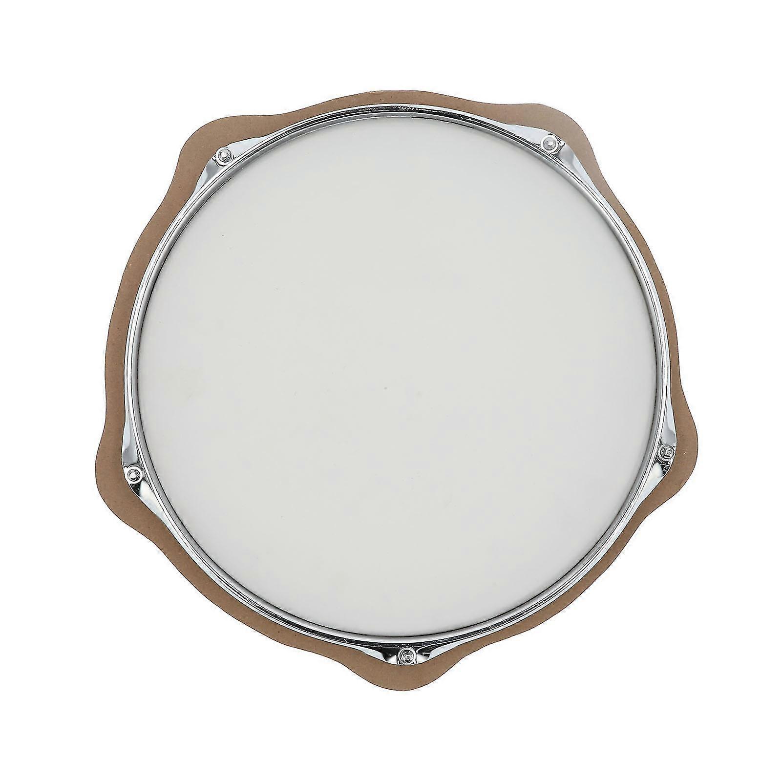 13in Silent Drum Practice Mat with Wooden Base TShape Wrench Musical Instruments