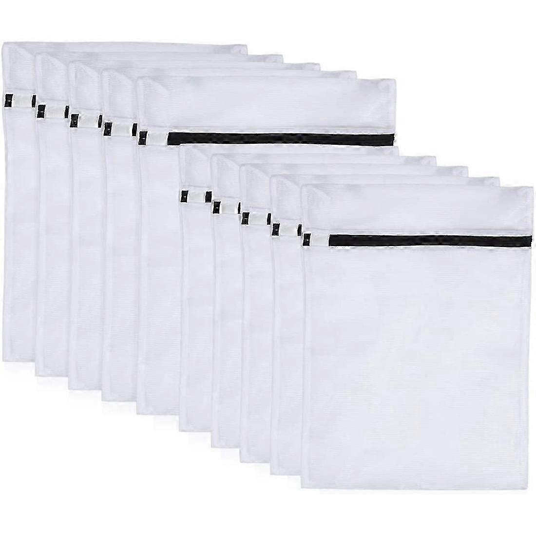 10er-Pack Waschmaschinenwäschesäcke, Wäschesäcke mit Reißverschlussnetz, Hemdsäcke, BHs